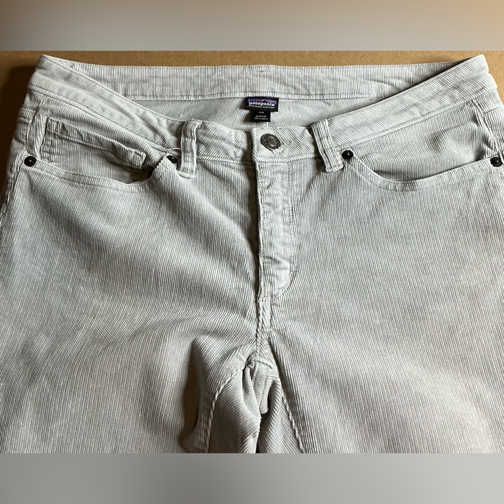 Y2K Patagonia Organic Cotton Pants - Light Grey - [29 #Corduroy - Picture 5 of 8